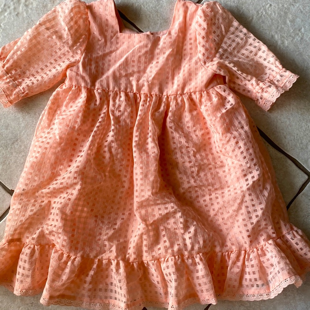 Wonder nation, peach toddler dress